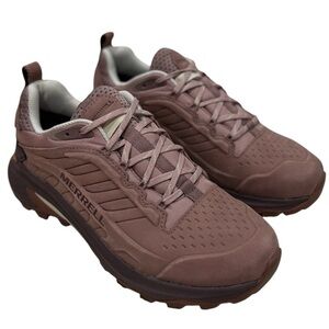 Merrell Women Moab Speed 2 Leather WP Low-Top Hiking Boot 9.5 Rose Pink Outdoor
